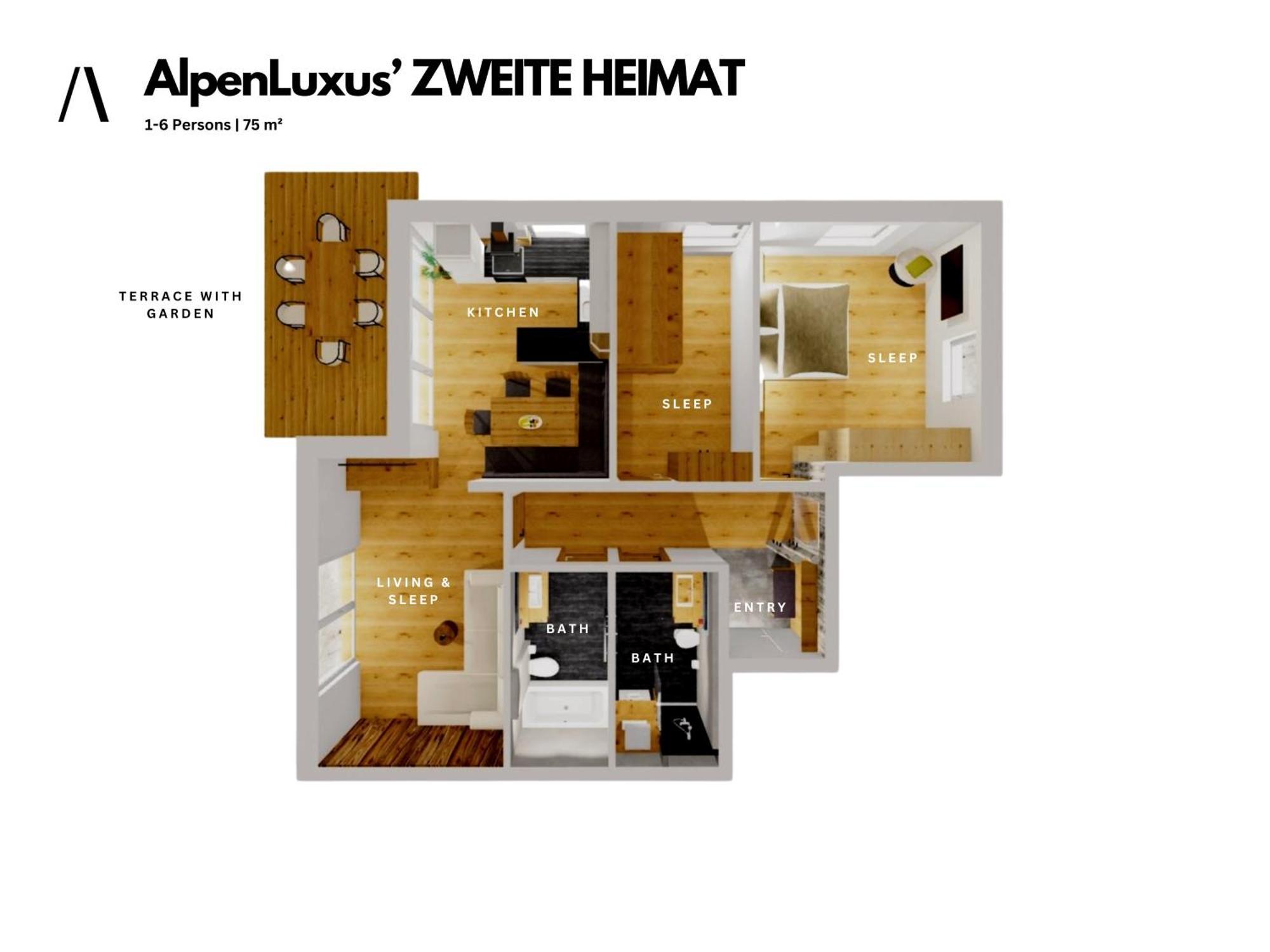 Appartement Alpenluxus Presents Zweite Heimat - Garden & Underground Parking Space à Fügen Extérieur photo